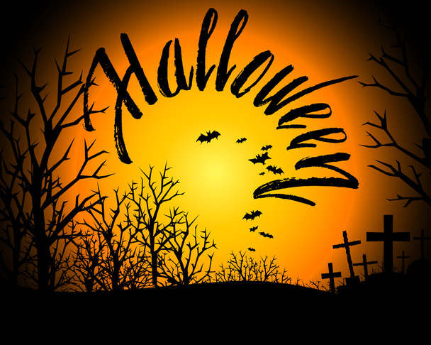 Halloween Bloody Text Background - Vektor, Bild