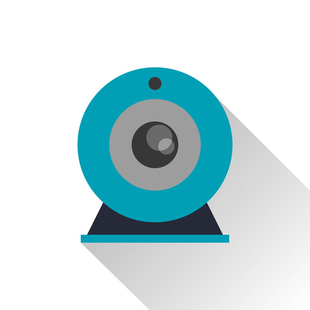 Дизайн веб-камеры гаджета
 - Вектор,изображение