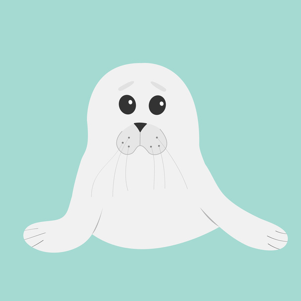 White seal pup baby harp - ベクター画像