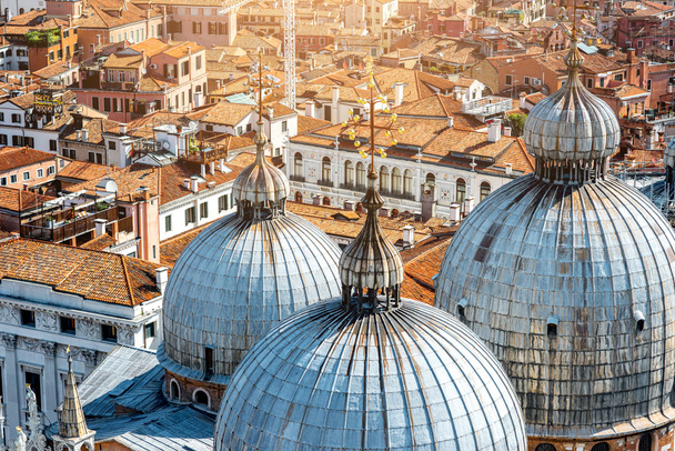Venedik üzerinde havadan görünümü - Fotoğraf, Görsel