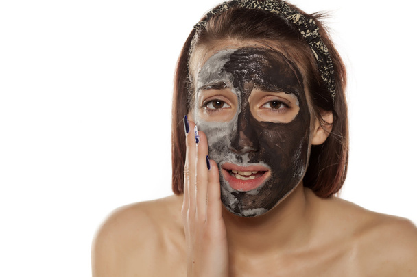 Hautpflege - Gesichtsmaske  - Foto, Bild