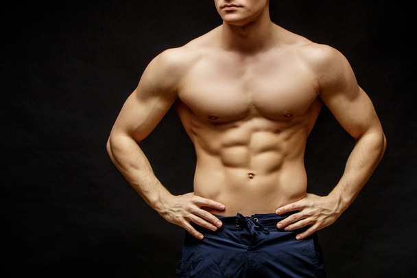 Handsome young mans torso - Photo, image