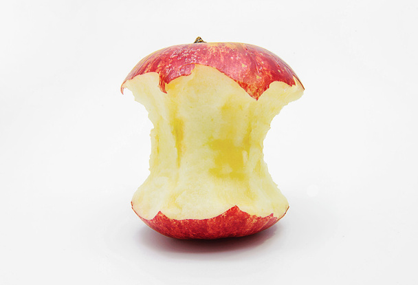 Červené pokousaný apple se stínem. - Fotografie, Obrázek