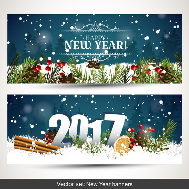Happy New Year 2017 - Vector, afbeelding