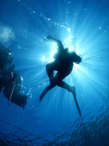 Mergulho no Mar Mediterrâneo
 - Foto, Imagem