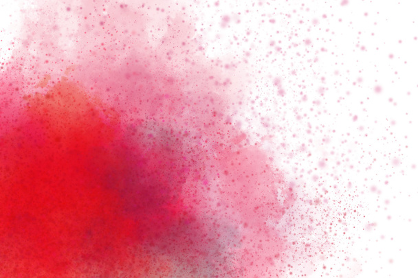 Explosión de polvo abstracto colorido sobre un fondo negro
 - Foto, Imagen