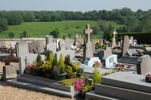 Normandie, el cementerio de touffreville en Haute Normandie
 - Foto, Imagen