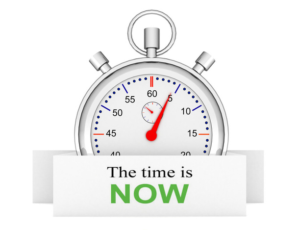 Stopwatch - de tijd is nu. tijd concept - Foto, afbeelding