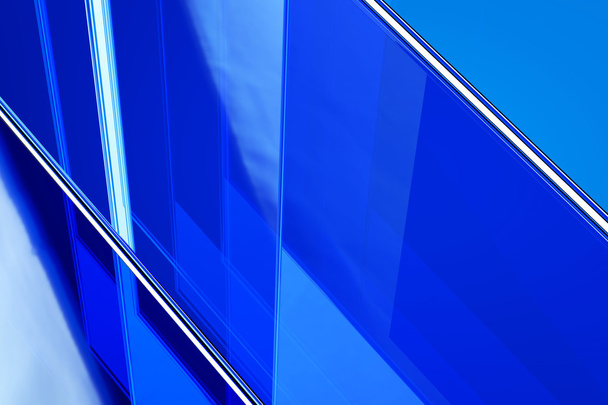 Vidro azul abstrato Fundo
 - Foto, Imagem