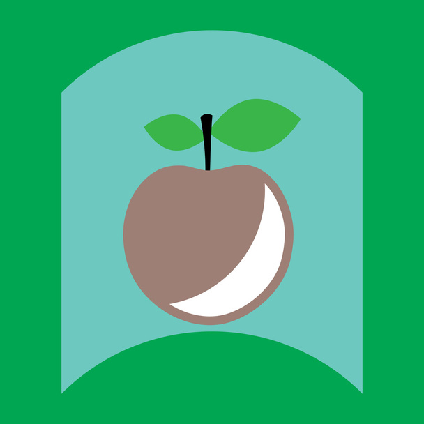 piatto vettoriale icona design collezione deliziosa frutta
 - Vettoriali, immagini