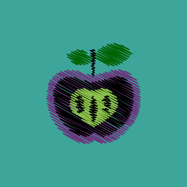vetor plana coleção de design de ícone delicioso fruto
 - Vetor, Imagem