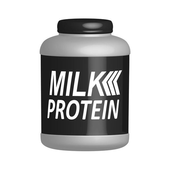 süt proteini vektör - Vektör, Görsel