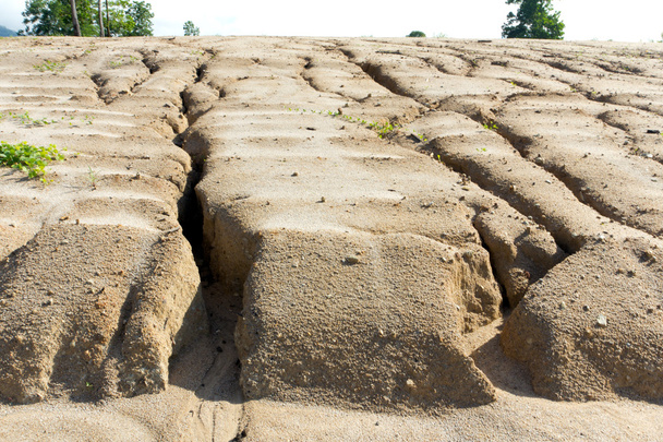 Эрозия почвы к перевыпасу ведущих
 - Фото, изображение