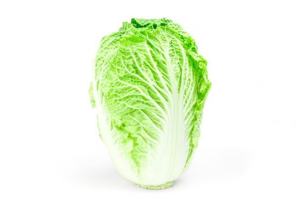 Tasty Chinese cabbage isolated on white - Photo, image