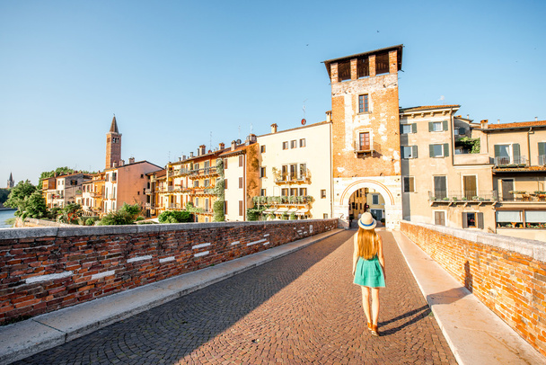 Verona cityscape view - Zdjęcie, obraz
