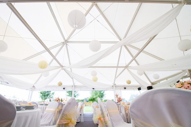 white wedding hall - Photo, Image