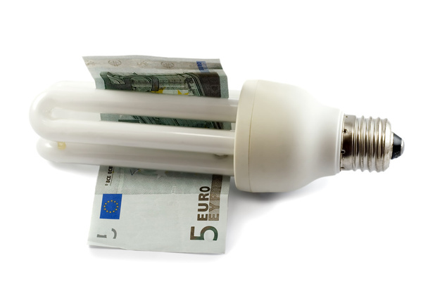 Saving fluorescent lamp - Photo, Image
