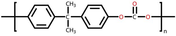 polikarbonat yapısal formülü - Vektör, Görsel