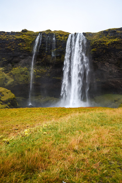 seljalandsfoss, berühmter Wasserfall in Island - Foto, Bild
