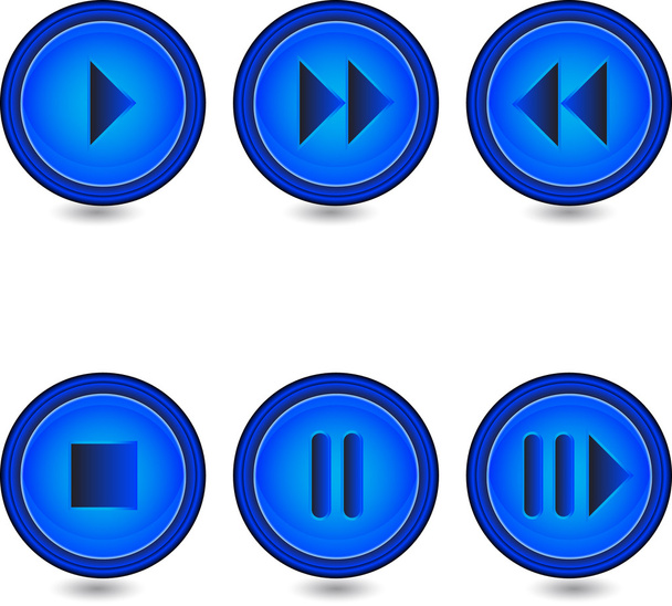 Conjunto de botões vetoriais
 - Vetor, Imagem