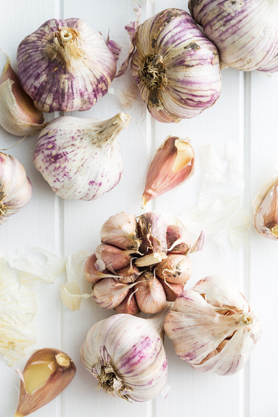 The fresh garlic. - Фото, зображення