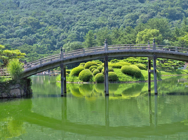 Ritsurin Bahçe Takamatsu, Japonya. - Fotoğraf, Görsel
