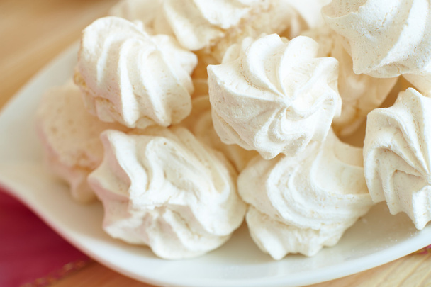 witte meringue - Foto, afbeelding