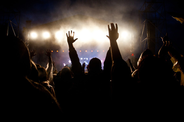 Толпа на концерте - Фото, изображение
