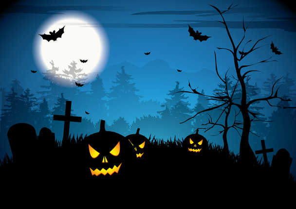 Halloween night - Vetor, Imagem
