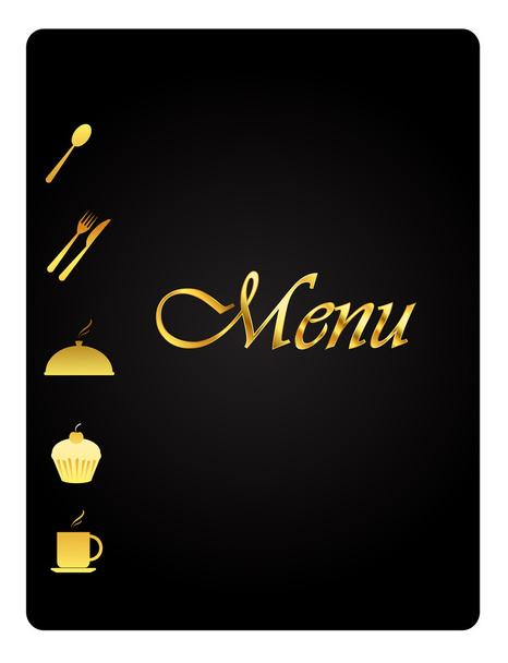 Restaurant menu design - Vector, afbeelding