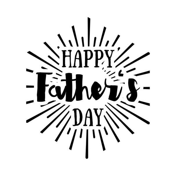 Happy Father Day calligraphic element - Вектор,изображение