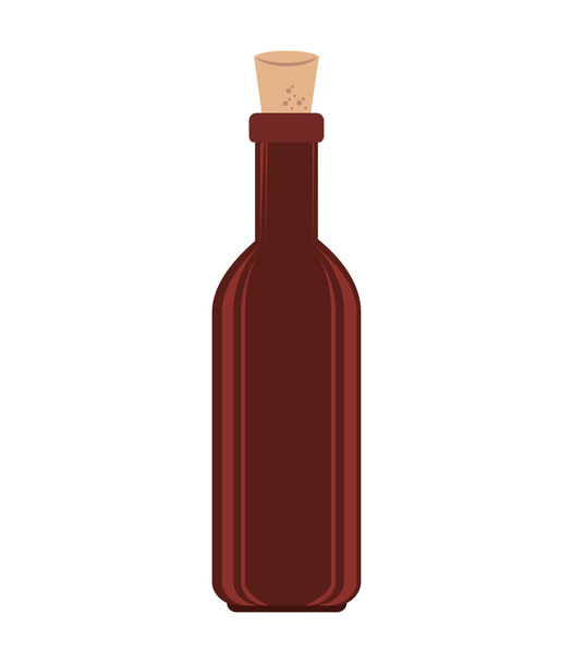 Weinflaschengetränk - Vektor, Bild