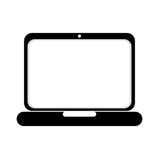 laptop hordozható számítógép - Vektor, kép