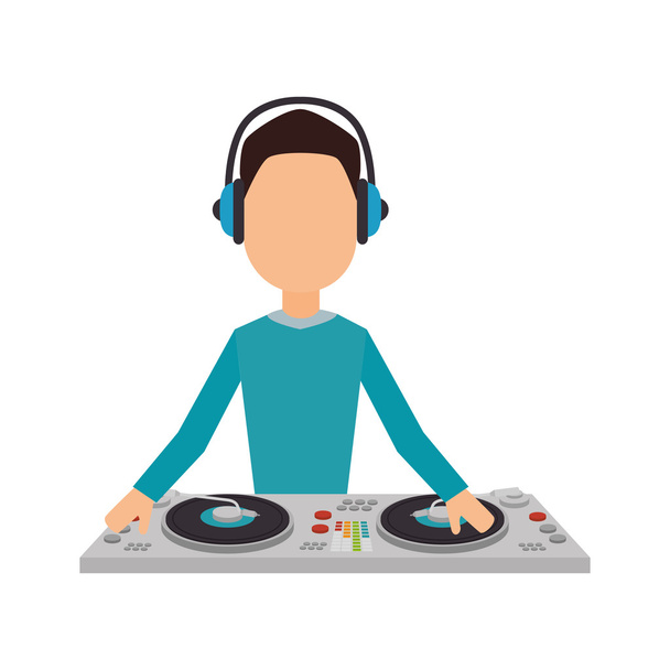 music dj party - Vector, Image