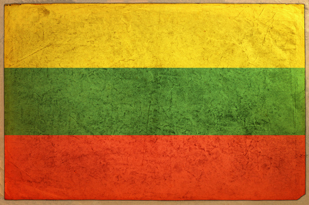 Flag on aged paper texture - Fotografie, Obrázek