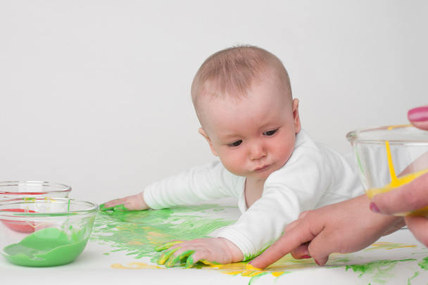 baby on a white background - Foto, Bild