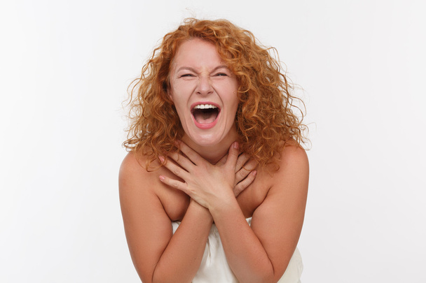 Screaming or shouting mature woman - Photo, image