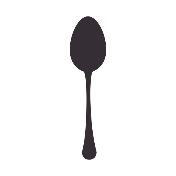 kitchen spoon cutlery - Vector, Image