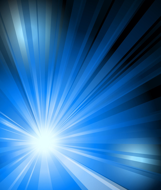 Abstract blue tech background - Vector, Image