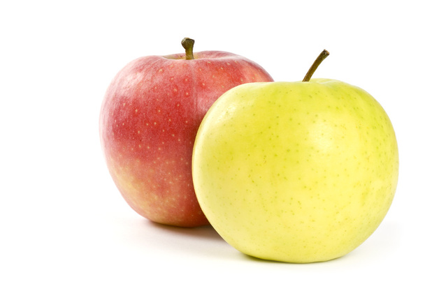Manzanas aisladas en blanco - Foto, Imagen
