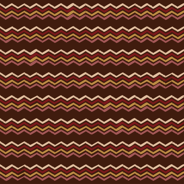 Seamless vector background with zigzag. Repeating background. Cloth design, wallpaper. - Vector, Image