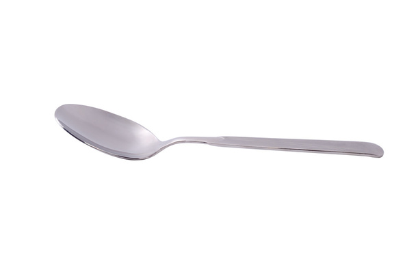 Photo of whole spoon on white - Photo, Image