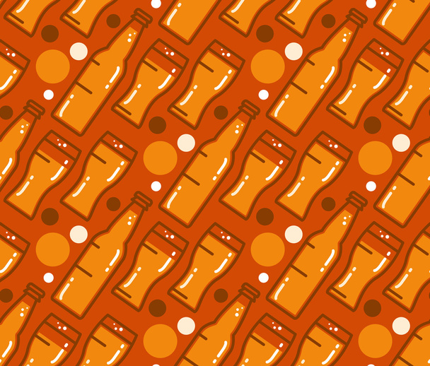 Oktoberfest Seamless Pattern - Vector, Image