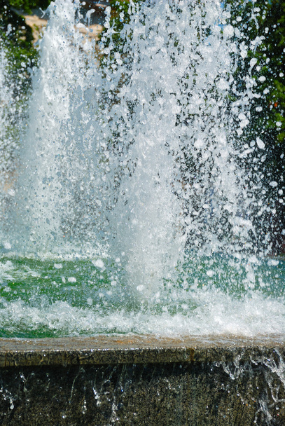 Close up of a fountain stream - Photo, Image