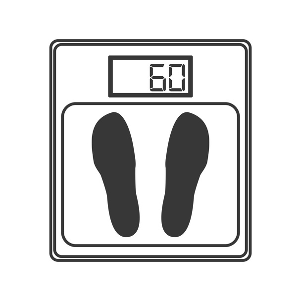 weighing scale icon - Vector, Image
