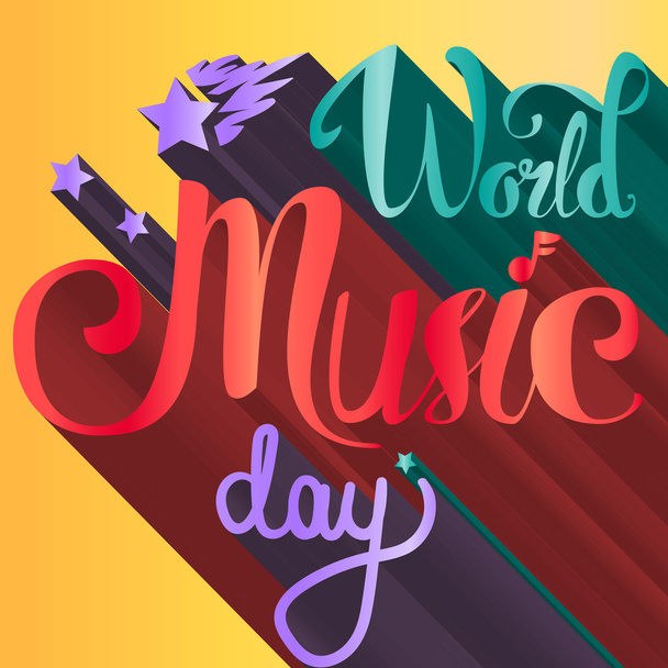 Всесвітній день музики
 - Вектор, зображення