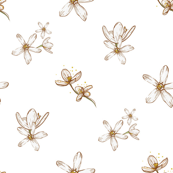 seamless flower pattern  - Vecteur, image