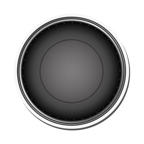 round badge icon - Vektor, kép
