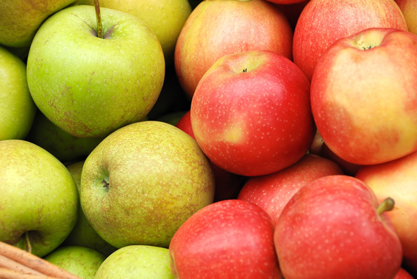 Apple crop in a basket - Photo, Image