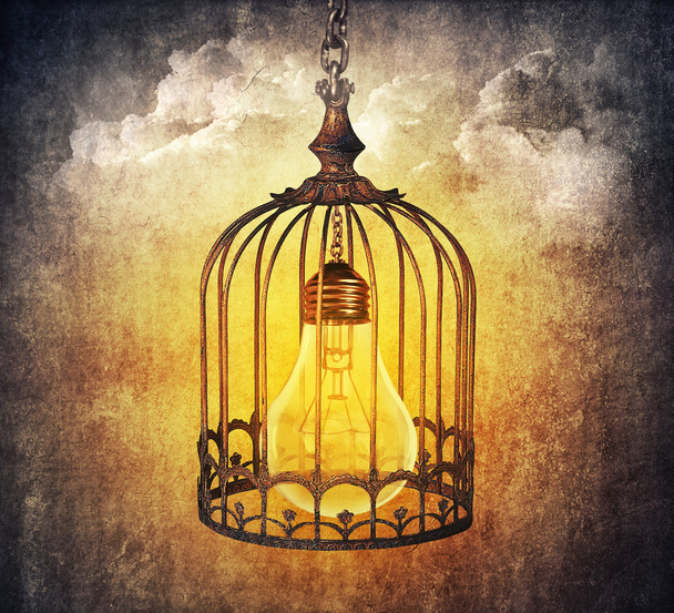 ampoule en cage
 - Photo, image